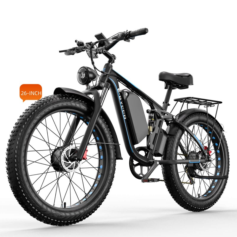 E·Bycco 26'' EB7PRO Dual Motor 4000W Peak 5000W 52V 32Ah Adult Electric Bike