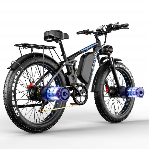E·Bycco 26'' EB7PRO Dual Motor 4000W Peak 5000W 52V 32Ah Adult Electric Bike