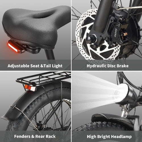 ECOCOGY 26'' G7 4000W Peak 5000W 52V 32Ah Fast Electric Bike