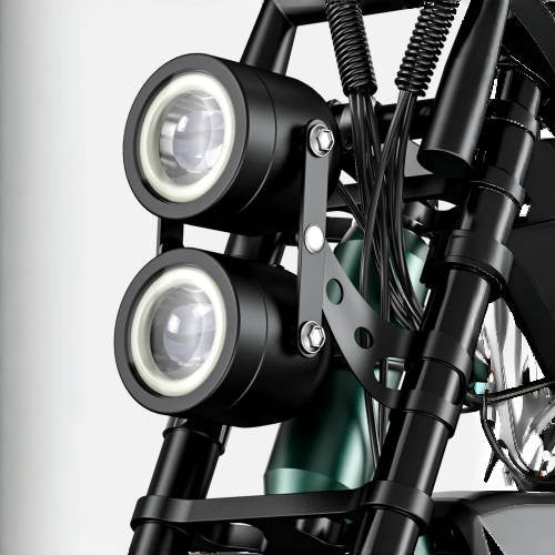 England/EU: ENGWE 20" M20 Full Suspension Fat E-bike That Looks Like a Motorcycle