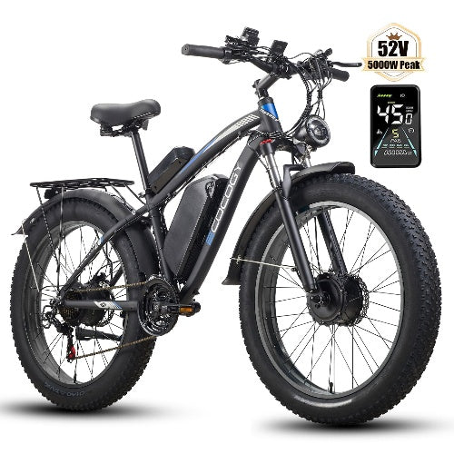 ECOCOGY 26'' G7 4000W Peak 5000W 52V 32Ah Fast Electric Bike