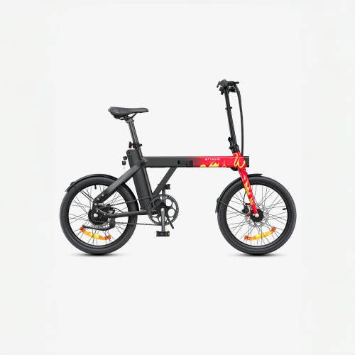 ENGLAND/EU:  ENGWE 20" P20 18.5KG Torque Sensor Folding Urban Electric Bike with Belt Drive
