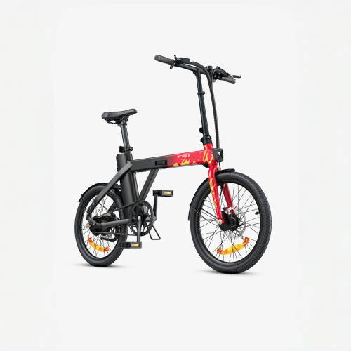 ENGLAND/EU:  ENGWE 20" P20 18.5KG Torque Sensor Folding Urban Electric Bike with Belt Drive