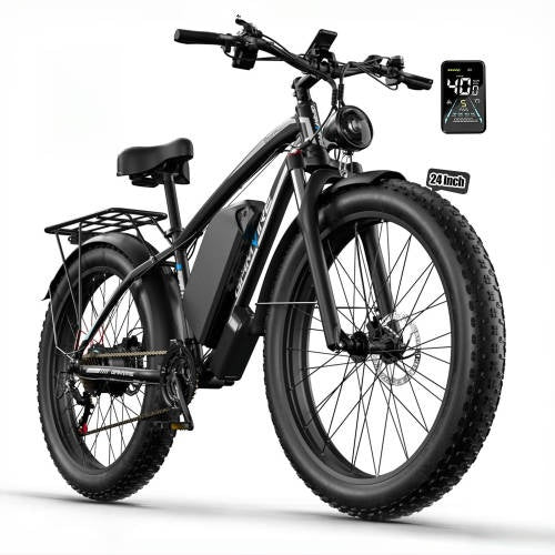 GAMVIRE 24'' V7 Long Range Electric Bike 1500W Peak 2000W 52V 19.2Ah